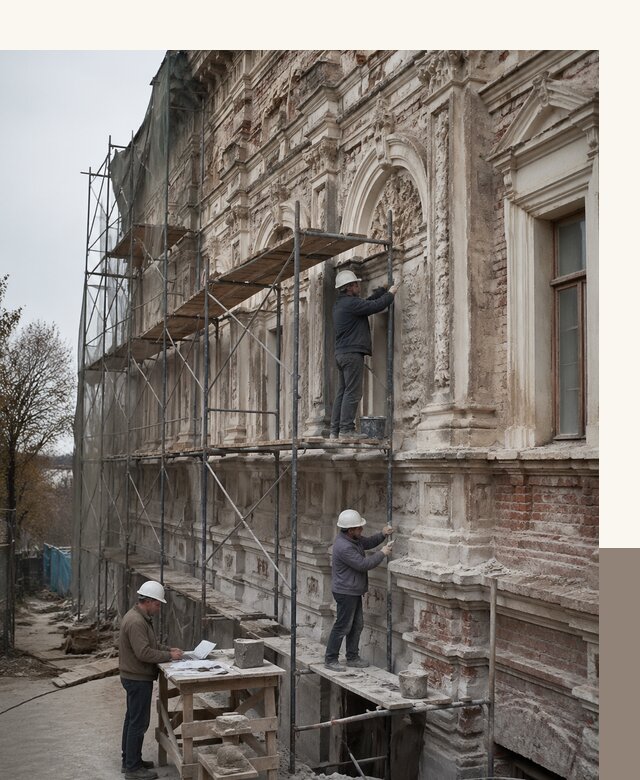 Реставрация объектов культурного наследия под ключ в Шумерле